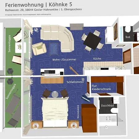 Koehnke 5, Harzhahnenklee, 1-2 Pers Apartment *
